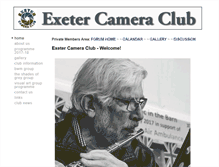 Tablet Screenshot of exetercameraclub.co.uk